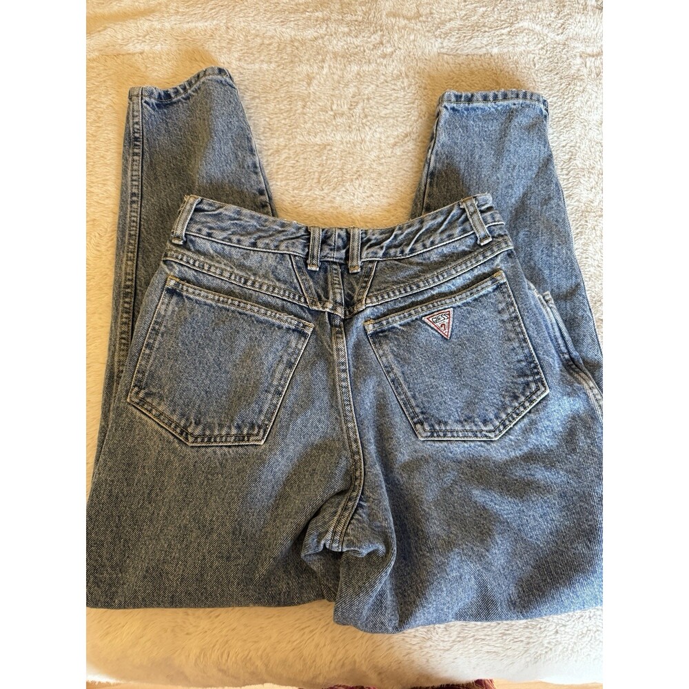 VTG 1980's Guess Jeans Mom High Waisted Sz 28 Denim USA *Runs Small 28